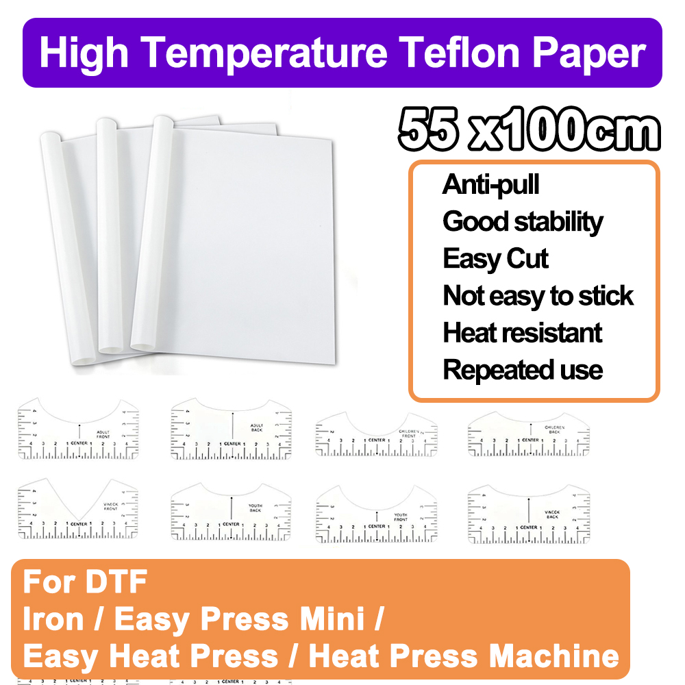 Printable Heat Transfer Vinyl - Тефлоновая высокотемпературная бумага для термопрессовой машины