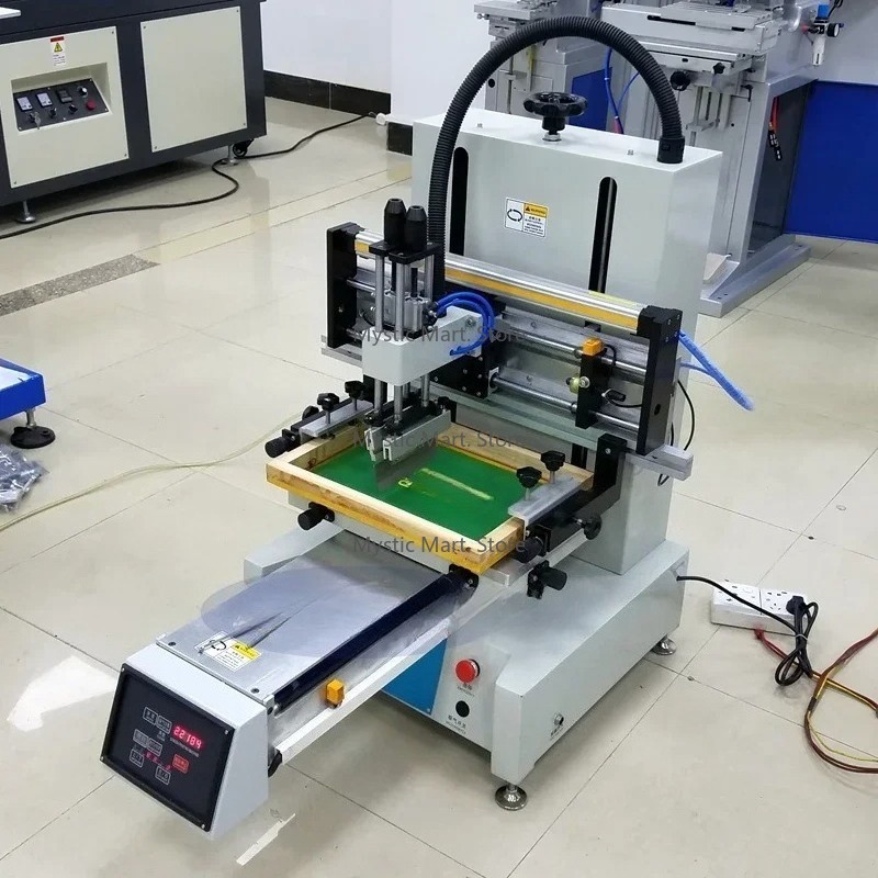 Commercial Printing Press - Универсальный одноцветный одностанционный шелкотрафаретный станок с