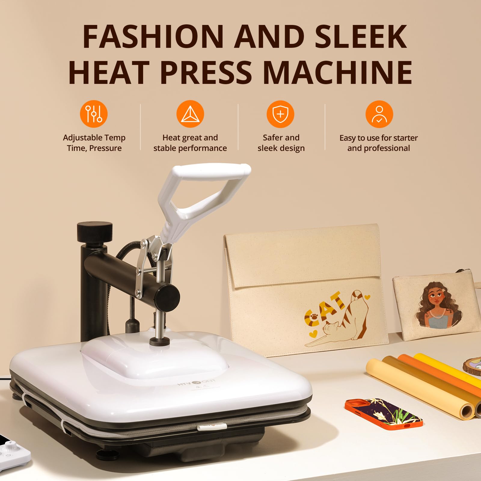 Термопресс HTVRONT для футболо – обзор и цена Printable Heat Transfer Vinyl